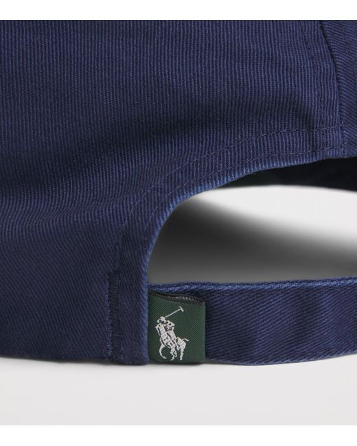 Ralph Lauren Blue X Wimbledon Baseball Cap for men
