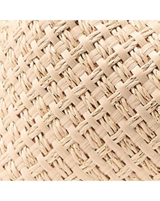 Jimmy Choo Natural Raffia Bon Bon Top-Handle Bag