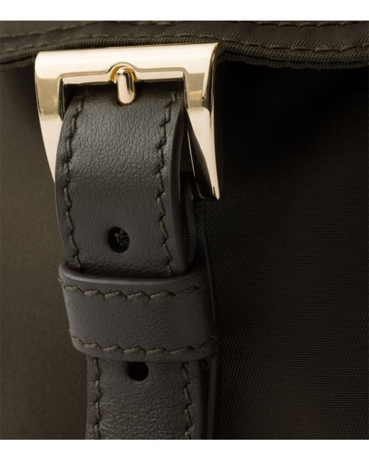 Prada Black Medium Re-Nylon And Leather Explore Shoulder Bag
