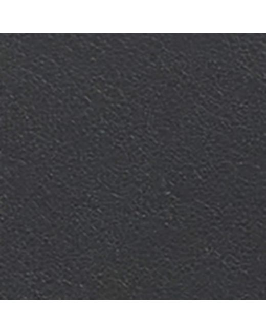 Giorgio Armani Black Leather Grooved Buckle Belt for men