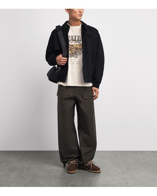 Rhude White Cotton Dakar Print T-Shirt for men