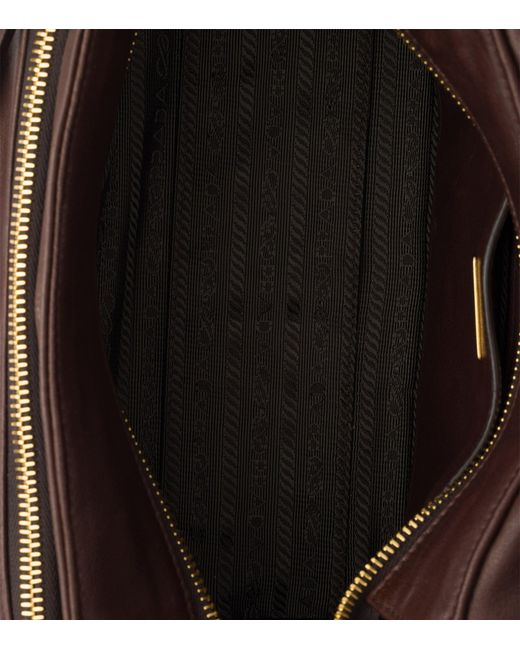Prada Brown Medium Leather Explore Shoulder Bag