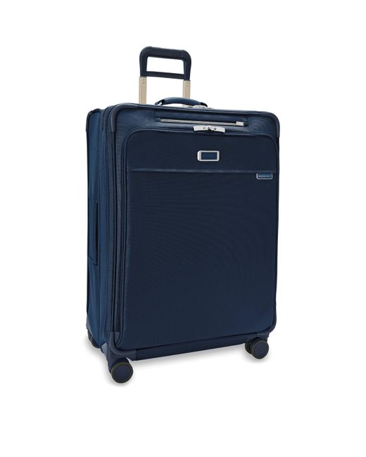 Briggs & Riley Blue Baseline Large Expandbale Spinner Suitcase