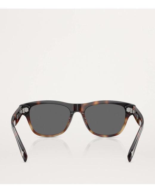 Brunello Cucinelli Gray Acetate Sunglasses for men