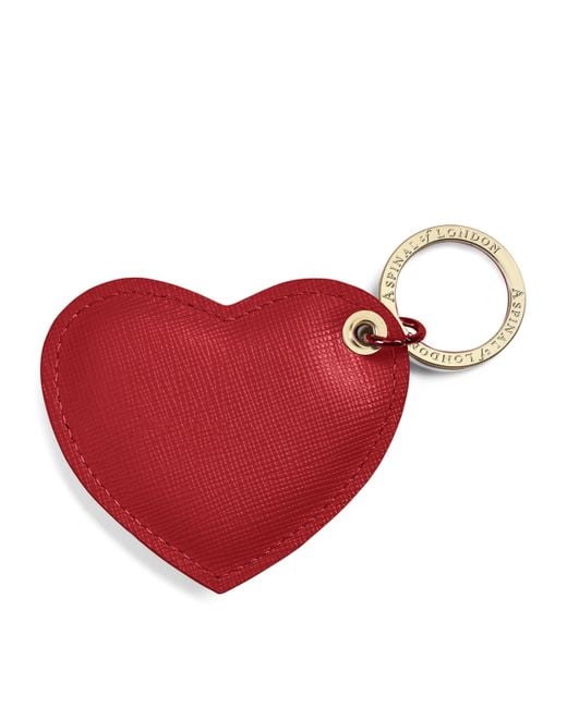 Aspinal Red Heart Keyring