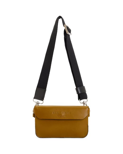 AllSaints Natural Leather Zoe Cross-body Bag