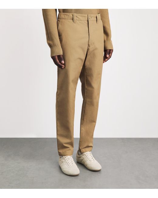 Stone Island Natural Cotton Ghost Straight Chinos for men
