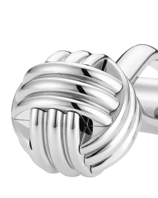 Montblanc Metallic Stainless Steel Sartorial Cufflinks for men