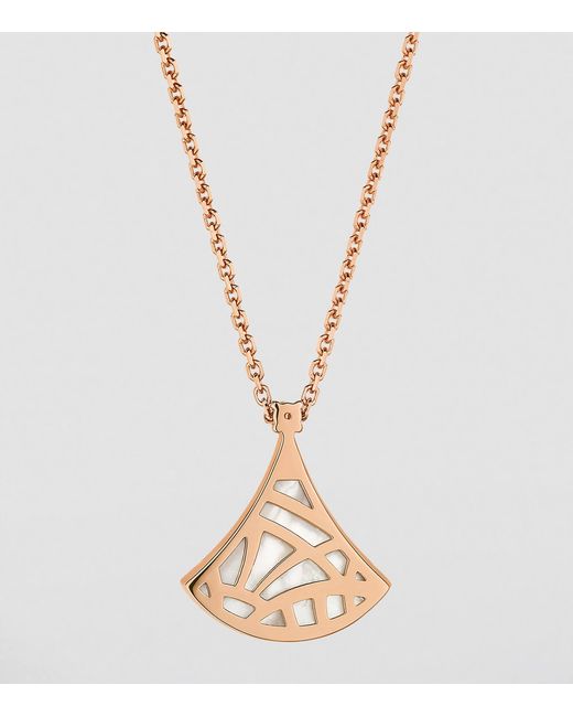BVLGARI Metallic Diamond And Mother-Of-Pearl Divas' Dream Necklace