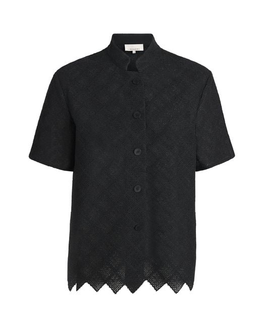 LIBEROWE Black Lace Harper Shirt