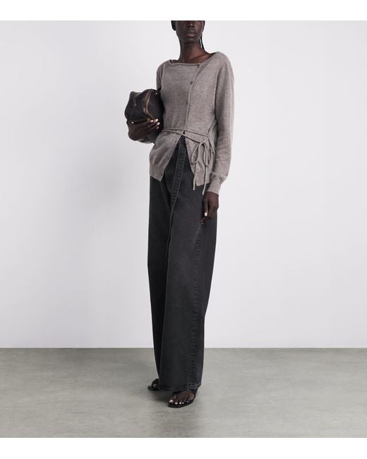 FRAME Blue Belted The Loose Jeans
