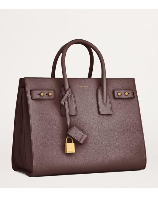 Saint Laurent Brown Small Sac De Jour Cross-Body Bag