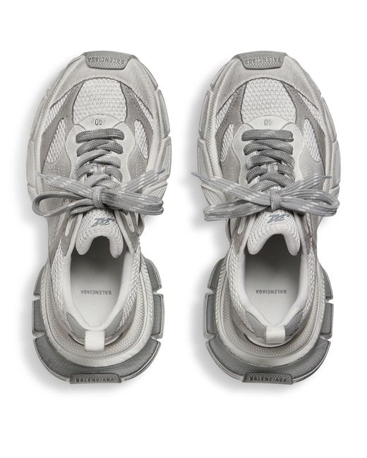Balenciaga White 3xl Chunky Sneakers