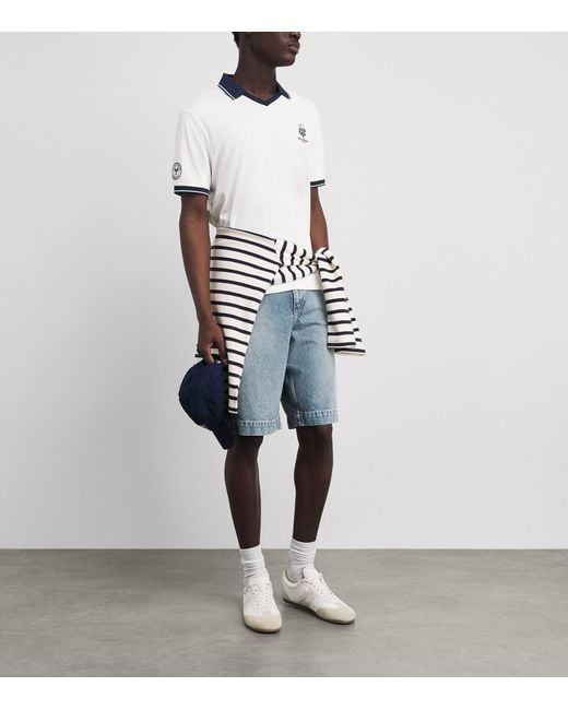Ralph Lauren White X Wimbledon Performance Piqué Polo Shirt for men
