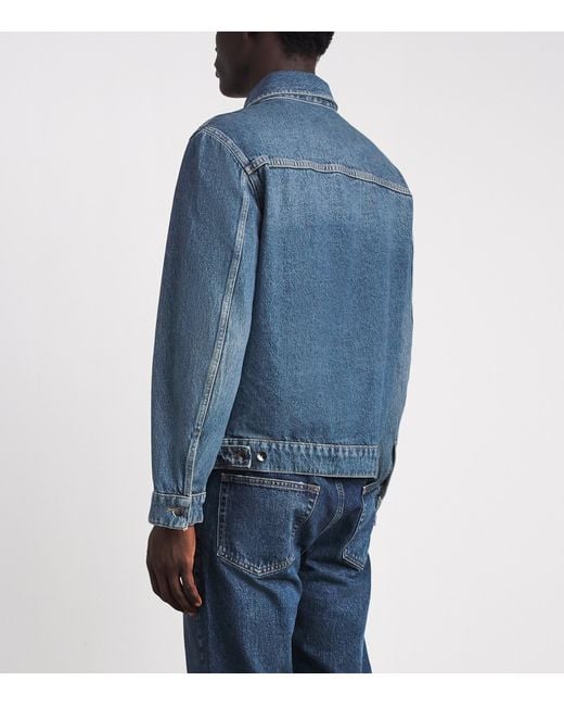 Rag & Bone Blue Denim Trucker Jacekt for men