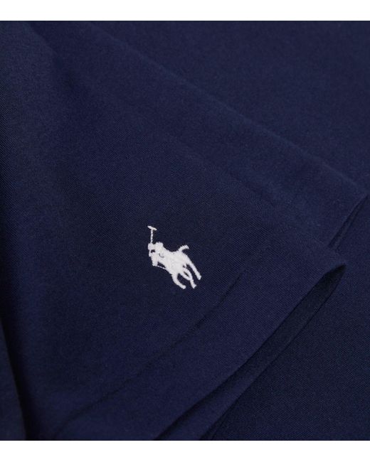 Polo Ralph Lauren Blue Cotton Lounge T-shirt