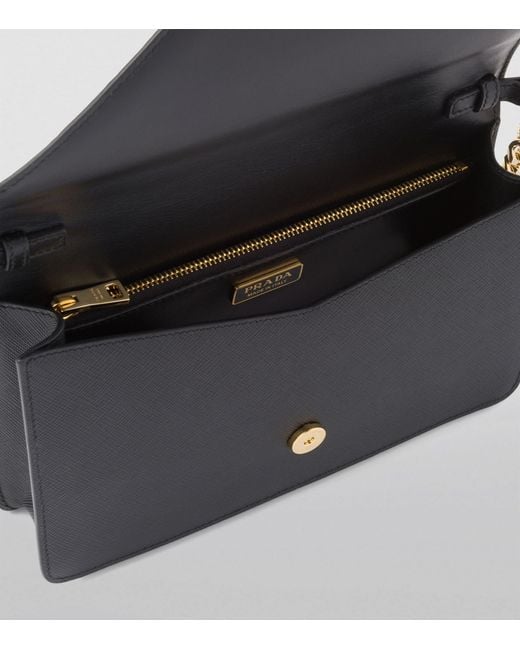 Prada Black Saffiano Leather Cross-body Bag