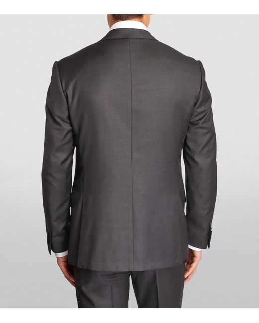 Corneliani Gray Virgin Wool 2-Piece Suit for men