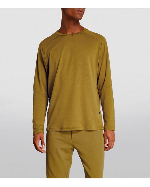 On Shoes Green Focus-t Long-sleeve T-shirt for men