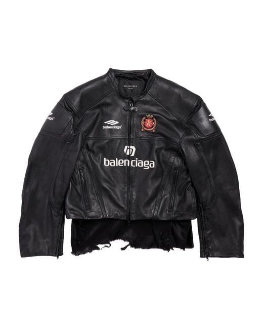 Balenciaga Black Racer Jacket for men