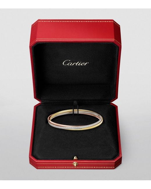 Cartier Metallic Small, Rose, And Diamond Trinity Bracelet for men