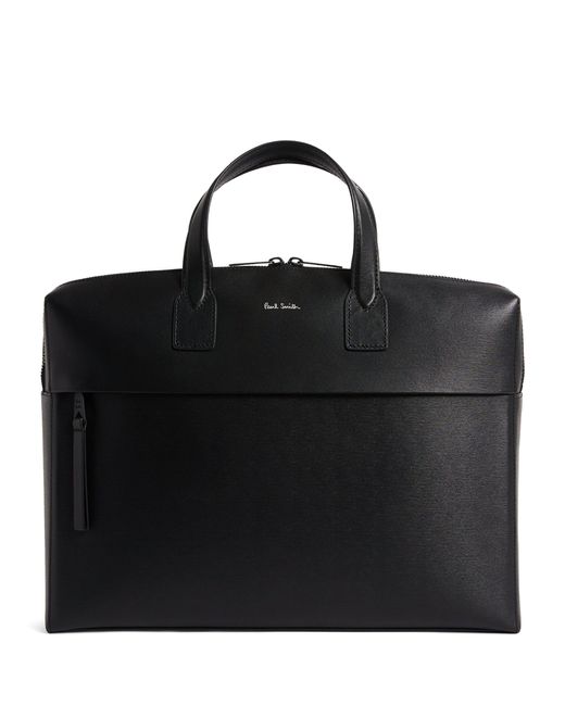Paul Smith Black Leather Briefcase for men