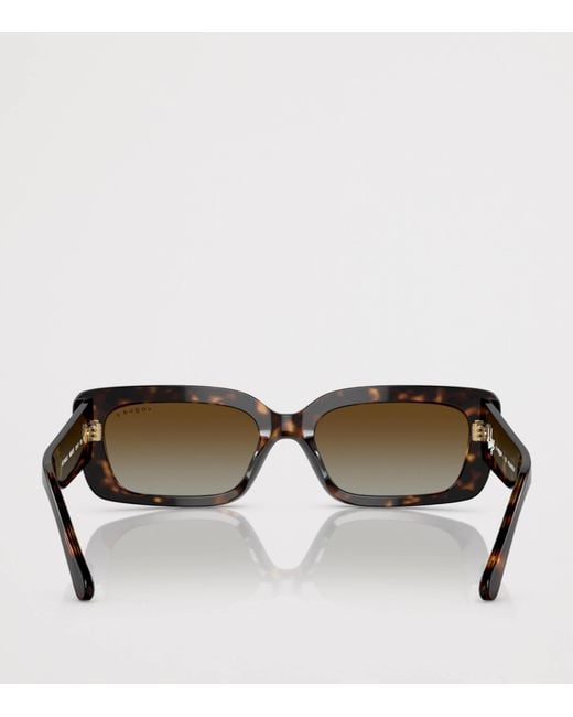 Vogue Brown Acetate Pillow Sunglasses