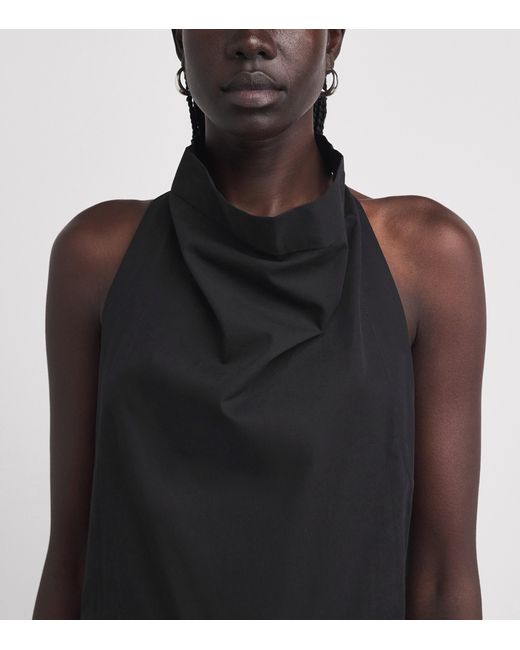 Camilla & Marc Black Halterneck Grace Maxi Dress