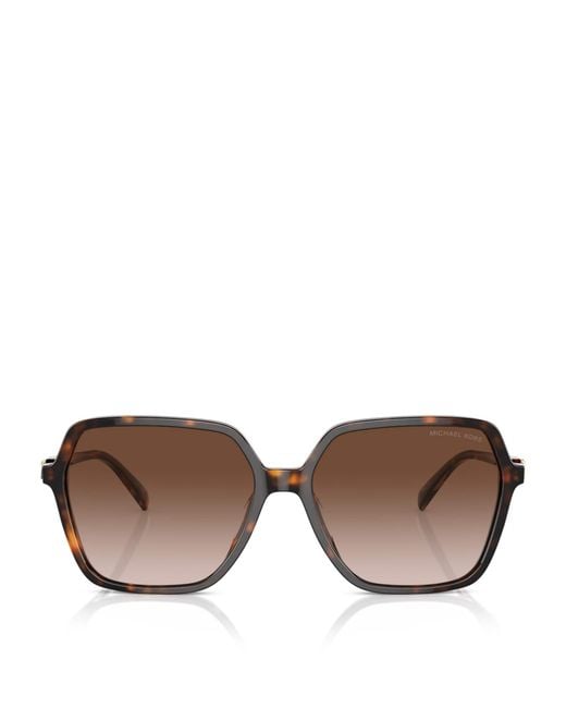 Michael Kors Brown Jasper Square Sunglasses