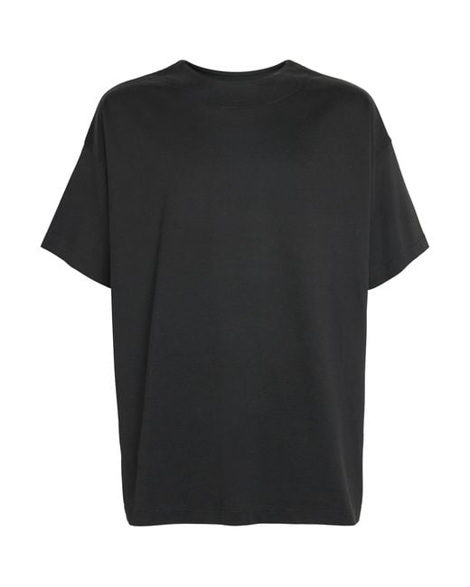 Fear Of God Black Cotton-Blend Oversized T-Shirt for men
