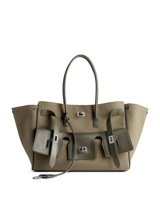 Balenciaga Green Bel Air Shoulder Bag
