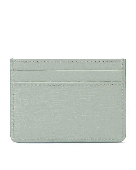 Gucci Green Leather Letter Script Card Holder