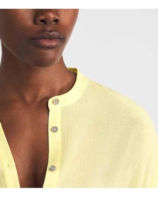 Away That Day Yellow Long-Sleeve Tunic