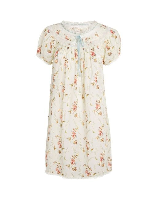 Doen White Organic Cotton Daphne Mini Dress
