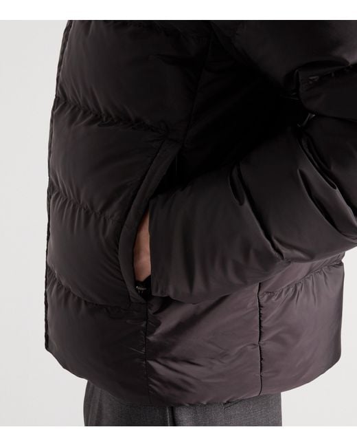 Prada Black Re-Nylon Medium-Weight Down Jacket for men