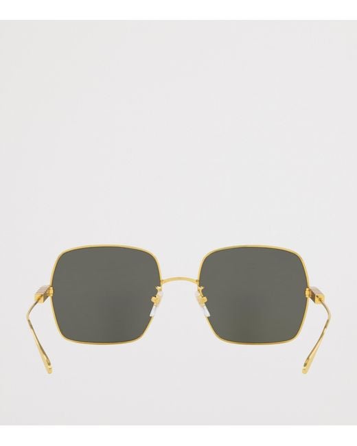 Gucci Gray Metal Gg1434S Sunglasses