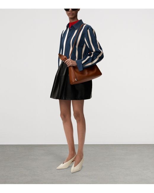Loewe Blue Cotton Stripe Shirt