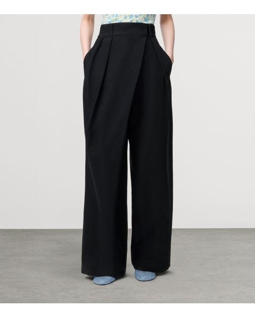 Loewe Blue Wrap Wide-Leg Jeans