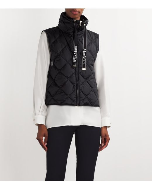 Max Mara Black Down Gilet