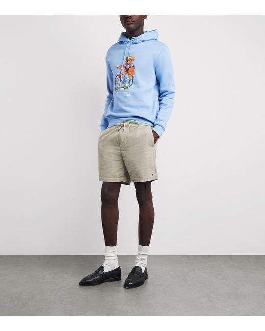 Polo Ralph Lauren Gray Cotton Corduroy Prepster Shorts for men