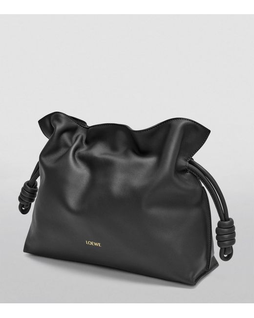 Loewe Black Elegant Pearl Clutch For The Fashion-Forward