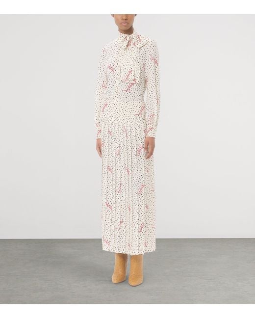 Valentino Natural Silk Plus De Pois Blouse