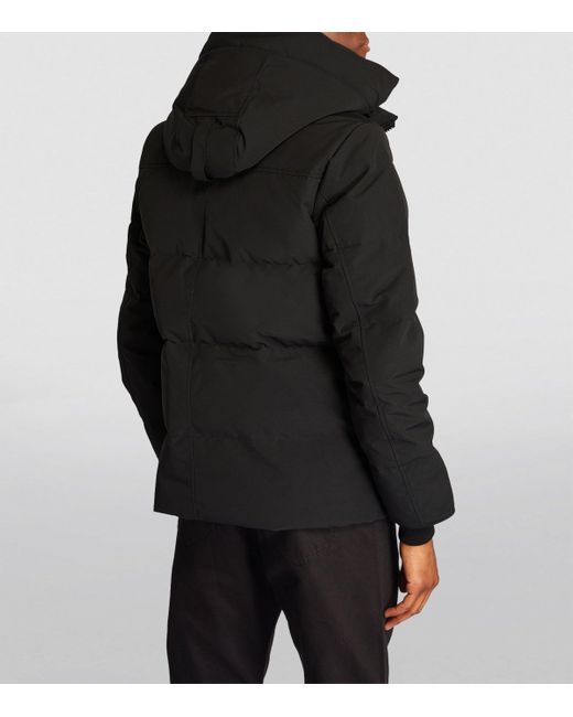 Canada Goose Black Wyndham Parka Jacket for men