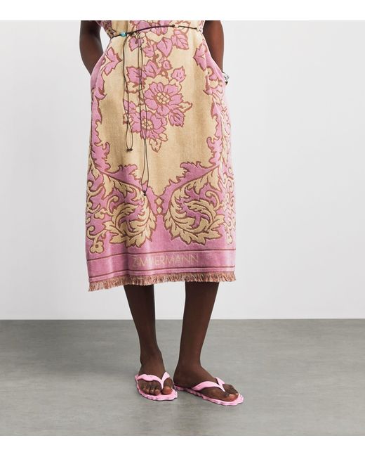 Zimmermann Pink Seafoam Flip Flops