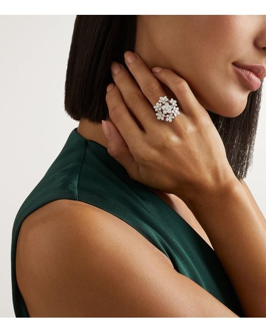 Graff White And Diamond Wild Flower Ring