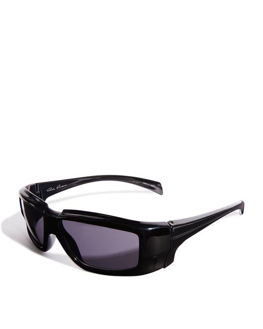Rick Owens Black Rick Temple Sunglasses for men