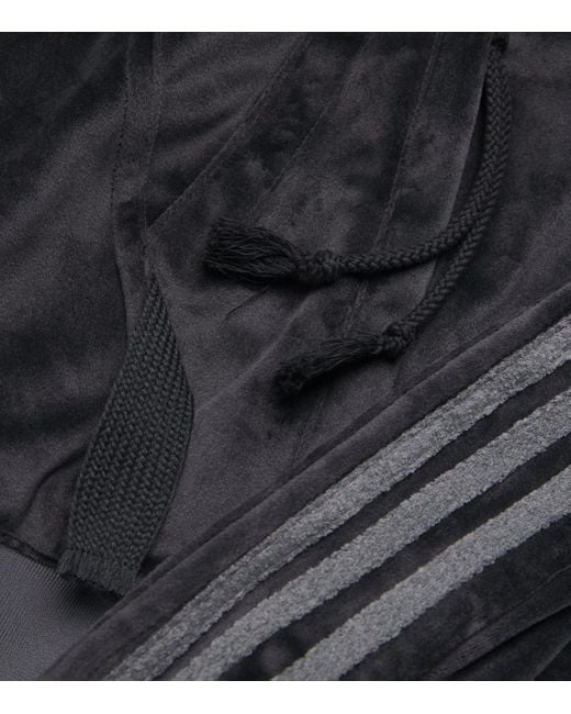 adidas Originals X Song For The Mute Velvet Track Jacket in Black