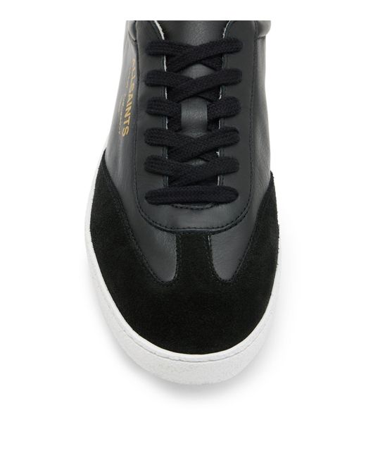 AllSaints Black Leather Thelma Sneakers