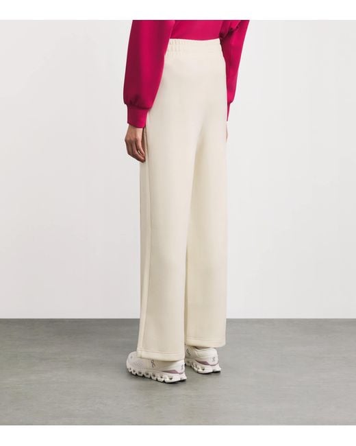 Varley White Freesoft Wide-Leg Sweatpants