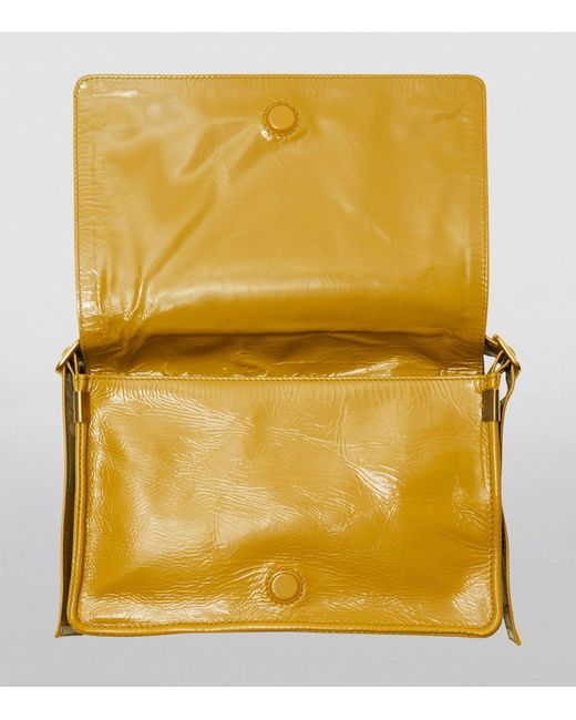 Burberry Yellow Leather Trench Cross-body Bag for men
